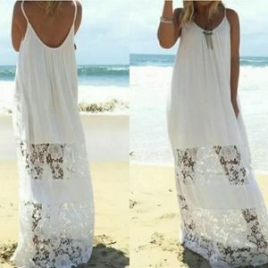 Lace white dress